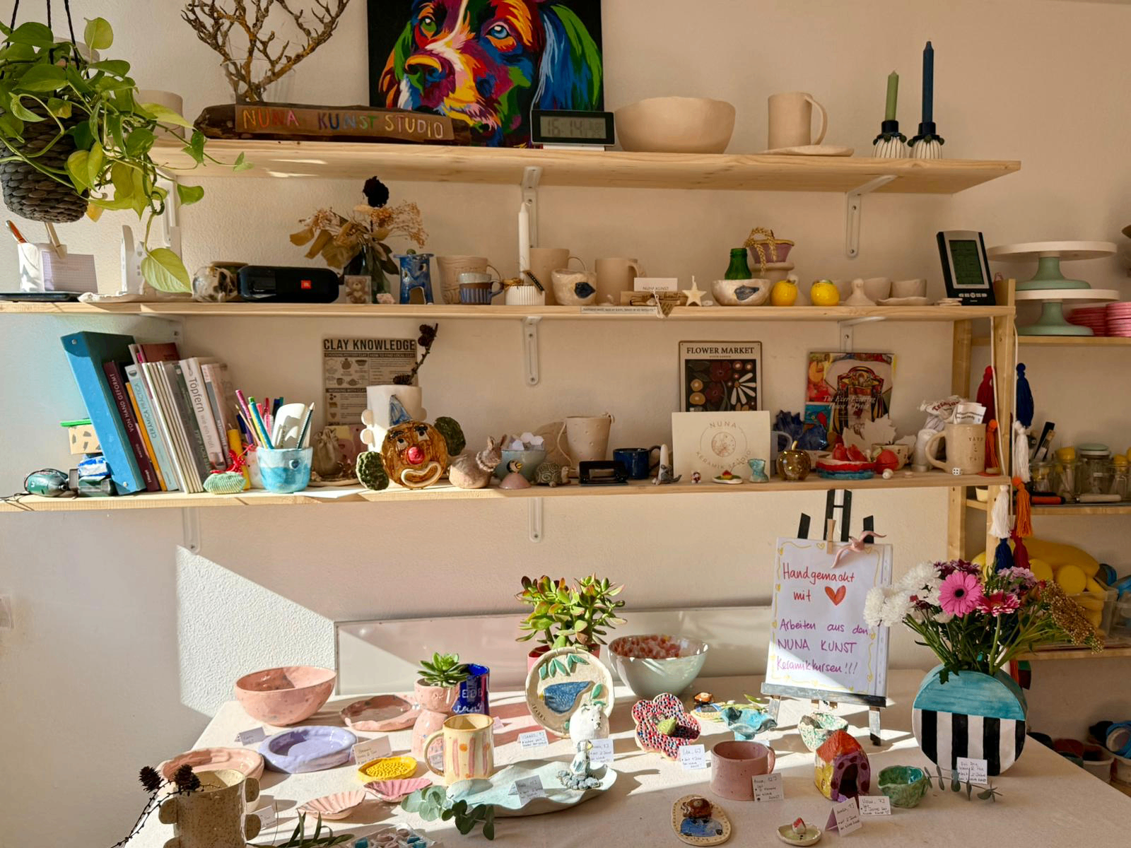 Kindergruppe im NUNA KUNST Keramikstudio
